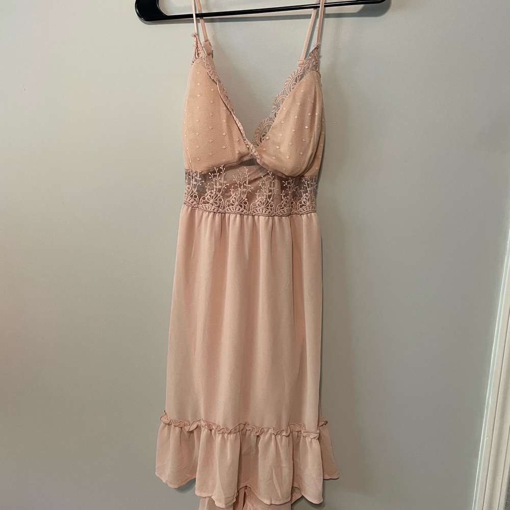 High-low lacey dress